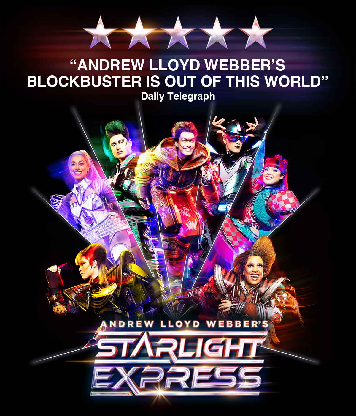 Make this years christmas party a first-class journey with Starlight Express